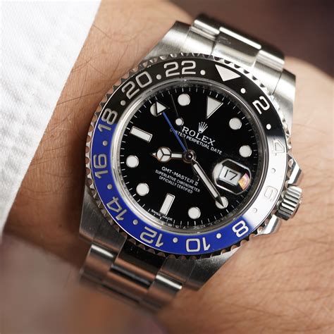 gmt batman rolex price|Rolex Batman cost.